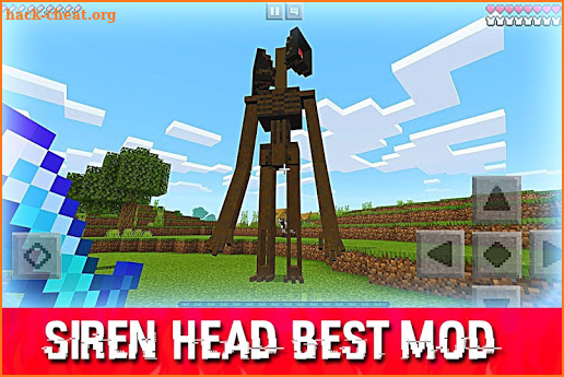 Siren Head In MCPE + SCP Horror map screenshot