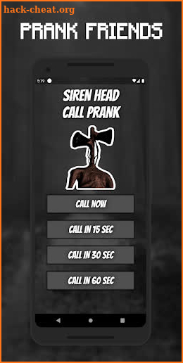 Siren Head Scary Video Call screenshot