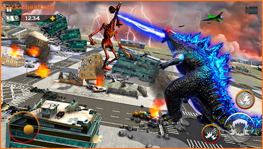 Siren Head vs Godzilla Game screenshot