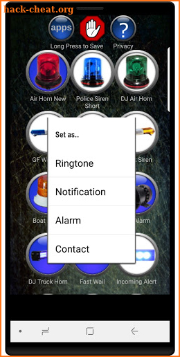 Siren Ringtones screenshot