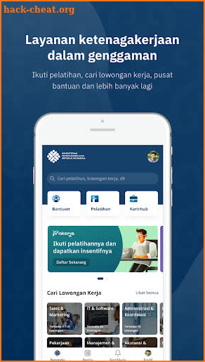 Sisnaker: Sistem Informasi Ketenagakerjaan screenshot