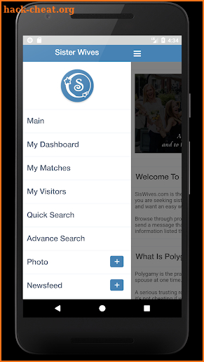 SisWives - Sister wives dating app screenshot