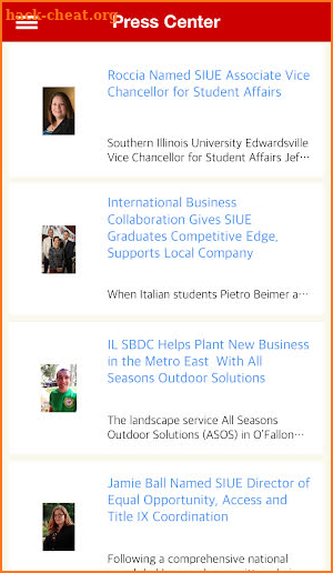 SIUE Business School screenshot