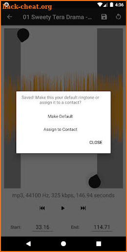 Siza Mp3 Cutter: Mp3 Trimmer & Ringtone Maker screenshot