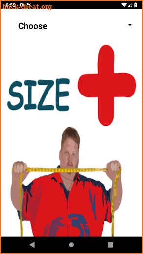 Size plus men fashion screenshot