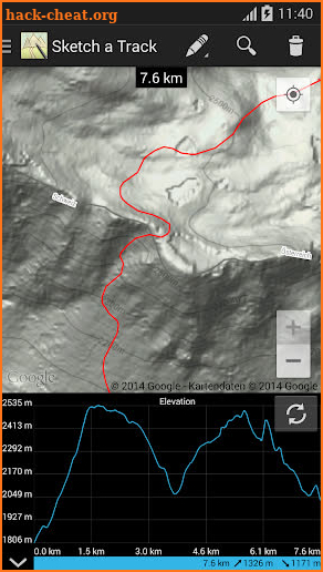 Sketch a Track - GPX Route Editor & Viewer screenshot