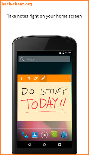 Sketch Note Widget screenshot