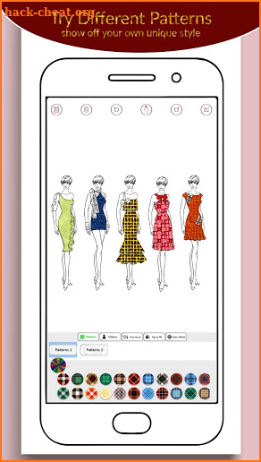 Sketchie: Fashion Show Sketchbook Coloring Book screenshot