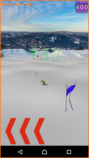 ⛷ Girl Skier. Sport game screenshot