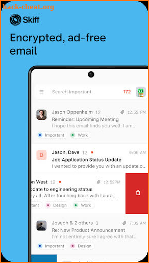 Skiff Mail - Private email screenshot