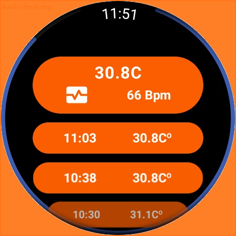 Skin & Body Temperature screenshot