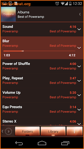 Skin for Poweramp v2 Copper screenshot