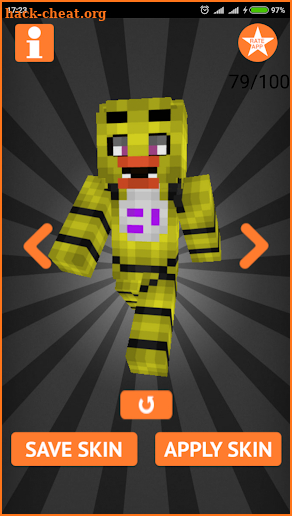 Skins FNAF for Minecraft PE screenshot