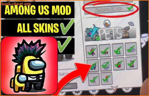 Skins For Among Us Menu Guide Pro screenshot