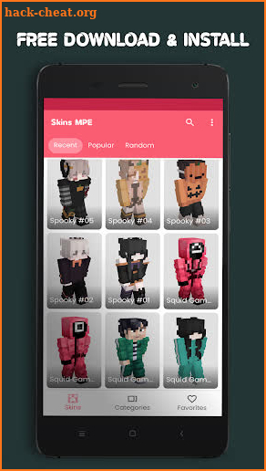 Skins for Minecraft PE screenshot