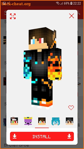 Skins Packs for Minecraft PE screenshot