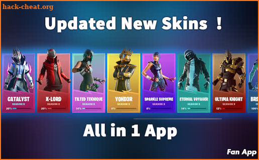 Skins/Emotes from Fortnite Season 10 screenshot