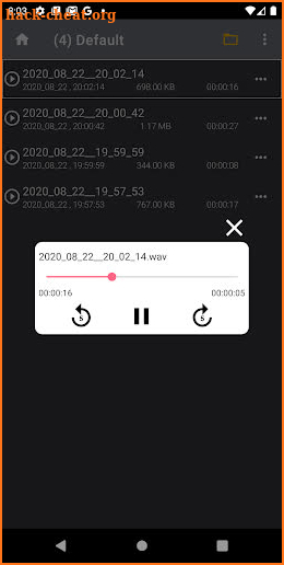 Skipping Silence Recorder -Shorten Your Recordings screenshot