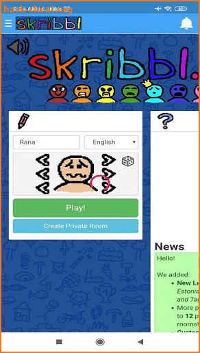 Skribbl Multiplayer Drawing Game screenshot