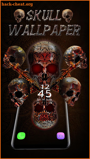 Skull APUS Live Wallpaper screenshot