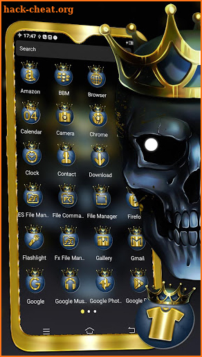 Skull King Launcher Theme screenshot