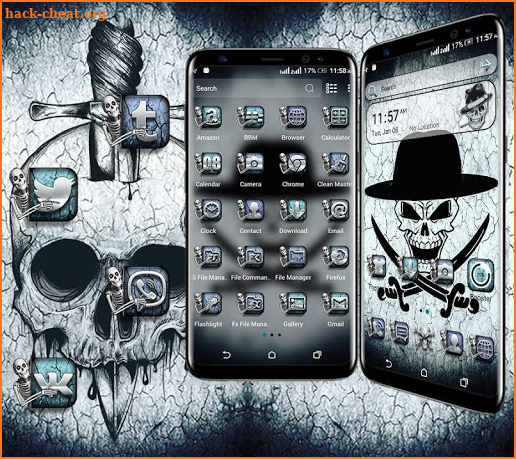 Skull Launcher Theme screenshot