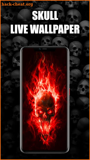 Skull Live Wallpaper screenshot