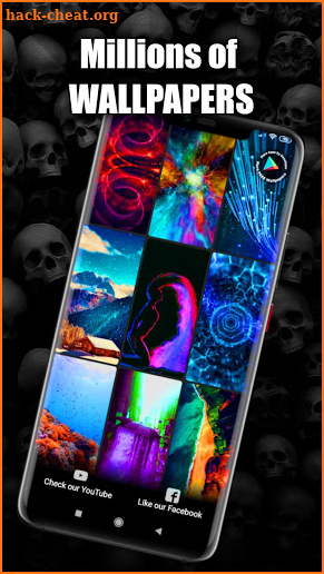 Skull Live Wallpaper screenshot