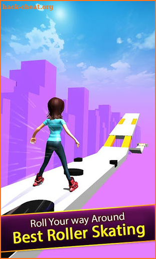 Sky Rush Skater! - Roller Skating Game screenshot