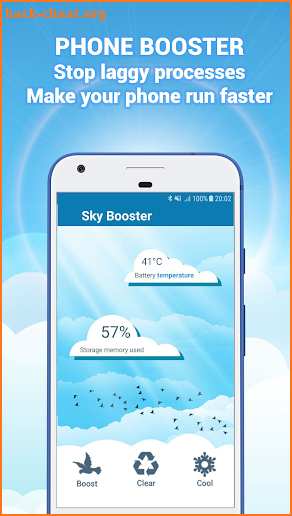 Sky Speed Booster & Space Cleaner screenshot