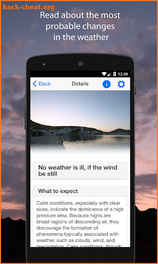 Sky Weather Navigator Marine screenshot