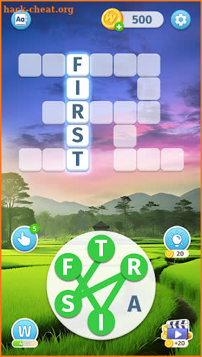 Sky Words: Word Game screenshot