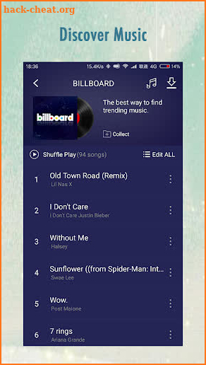 SkyBeat Radio Music Player - Free Music screenshot