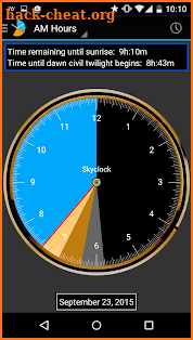 Skyclock screenshot