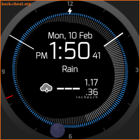 SkyHalo Weather Forecast Watch Face for Wear OS screenshot