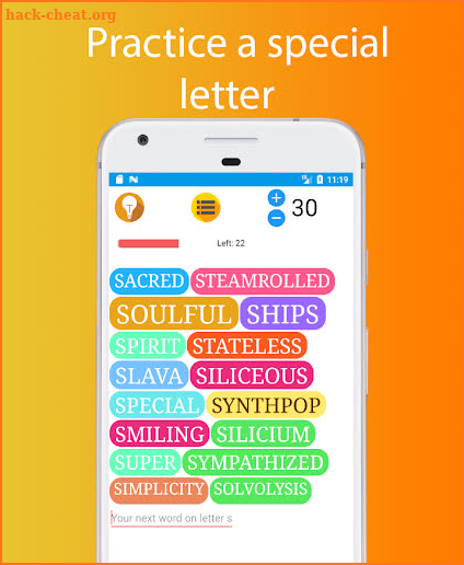 Slava: Improve Vocabulary, Spelling and Brain screenshot