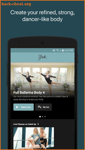 Sleek Ballet Fitness screenshot