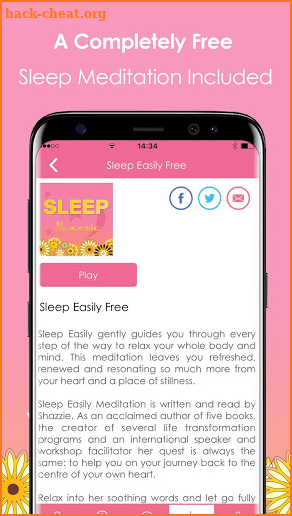 Sleep Easily Guided Meditation for Relaxation screenshot