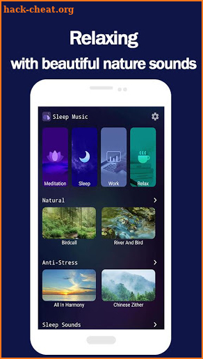 Sleep Music - Relax, Natural & Soft Sleep Sounds screenshot