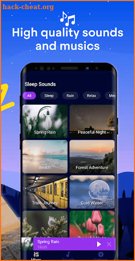 Sleep sounds free: Relax music, fall asleep fast screenshot