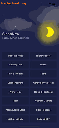 SleepNow: Baby Sleep Sounds screenshot