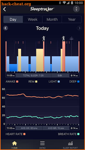 Sleeptracker screenshot