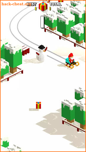 Sliding Santa screenshot