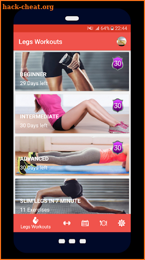 Slim Legs in 30 Days - Strong legs workout screenshot