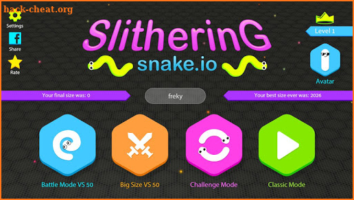 Slithering Snake.io screenshot