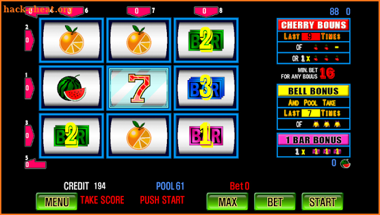 Slot machine cherry master screenshot