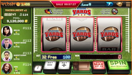 Slot Machine - Football Yards 🏈 Casino Game screenshot