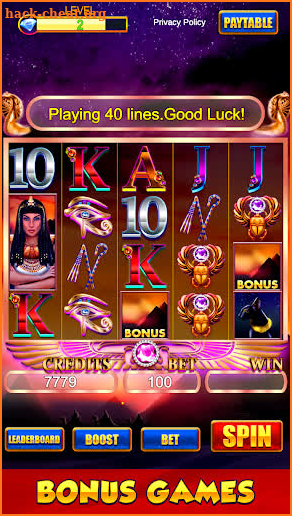 Slot Machine: New Cleopatra Slot - Vegas Feel screenshot