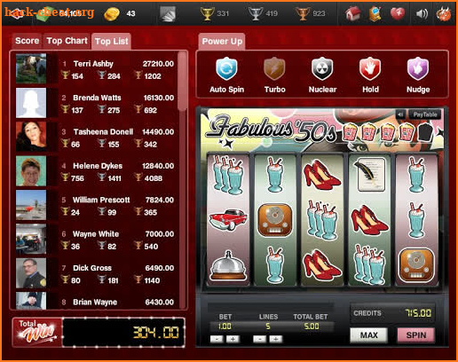 Slot Machine Tournaments screenshot