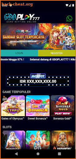 Slot Sweet Bonanza Gboplay777 screenshot